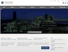 Tablet Screenshot of industronica.com